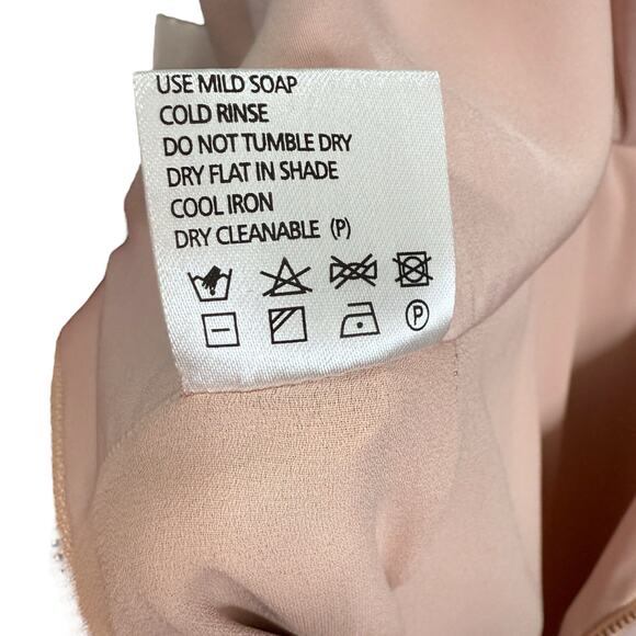 Shona‎ Joy Size 8 Halter Neck Draped Dress Blush Pink Wedding Guest Balletcore - Picture 8 of 11